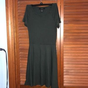 Forest green forever 21 dress